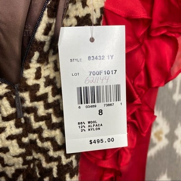 Ralph Lauren Fall 2001 Tweed Hounds-tooth Skirt - Picture 16 of 16